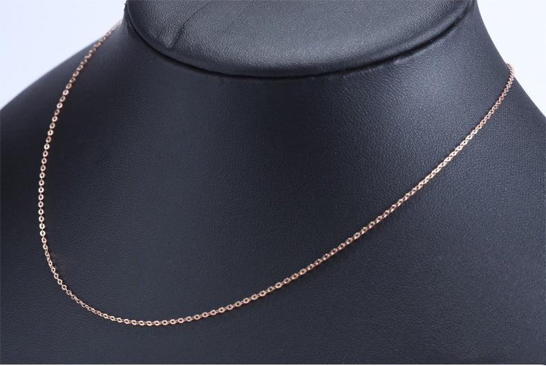 Women's Korean-style Red Tourmaline Colored Gemstone Pendant Necklace | Prime Care