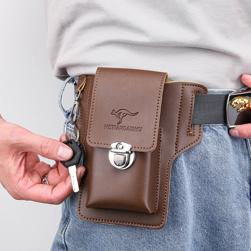 Men's Waist Bags For Office Workers - Store Cigarette Cases & Hang Keys 90g | Prime Care
