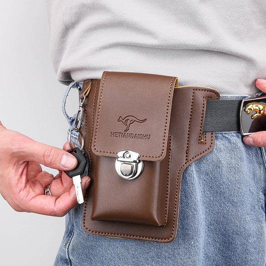 Men's Waist Bags For Office Workers - Store Cigarette Cases & Hang Keys 90g | Prime Care