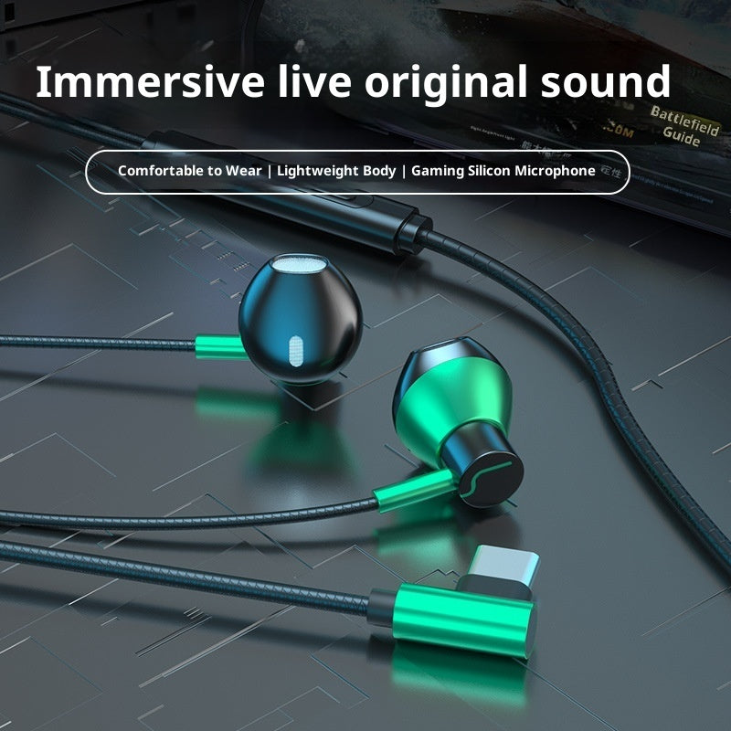 Gaming Headphones Wired In-Ear - Universal Earbuds with Flat Port | Prime Care