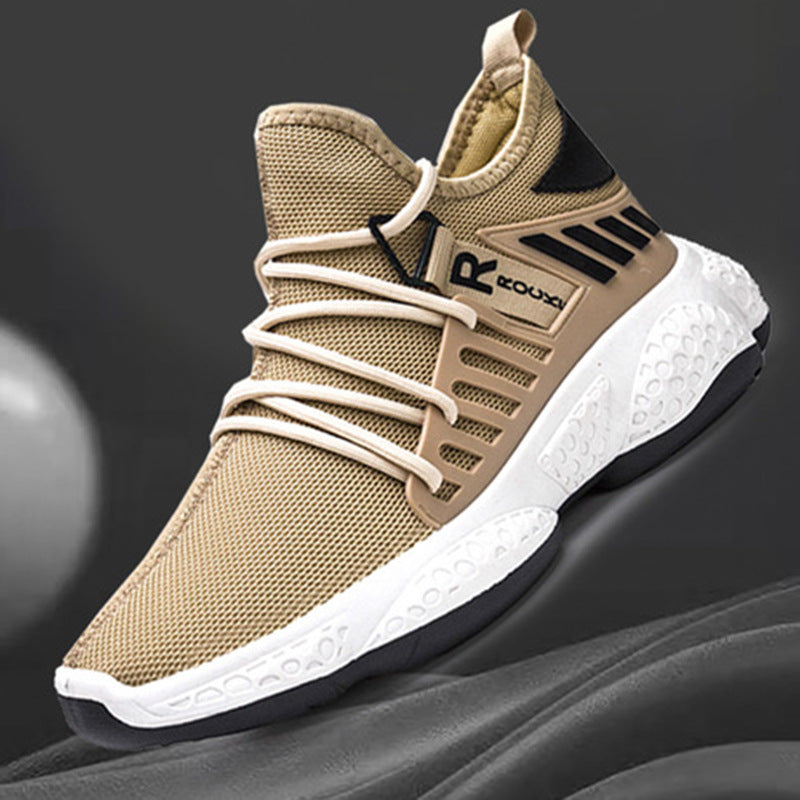 Men's Breathable Mesh Sports Sneakers – Lightweight Casual Shoes
