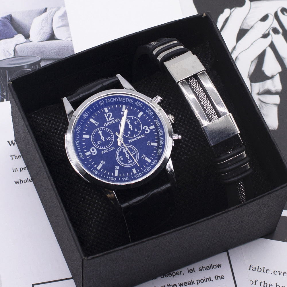 Blue Light Glass Wrist Watch Men - New Stylish Timepiece | Prime Care