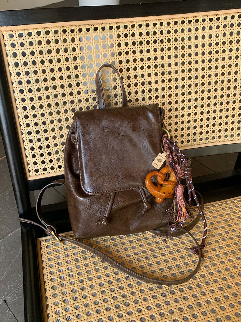 Vintage PU Soft Leather Textured Versatile Shoulder Bag - Classic Fashion | Prime Care