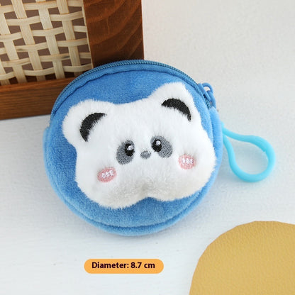 Cute Cartoon Plush Wallet Can Be Stored - Animal Design Storage Purse | Prime Care