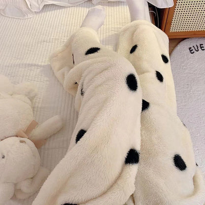 Fleece Night Gown - Jacquard Hooded Women's Nightgown 520g | Prime Care