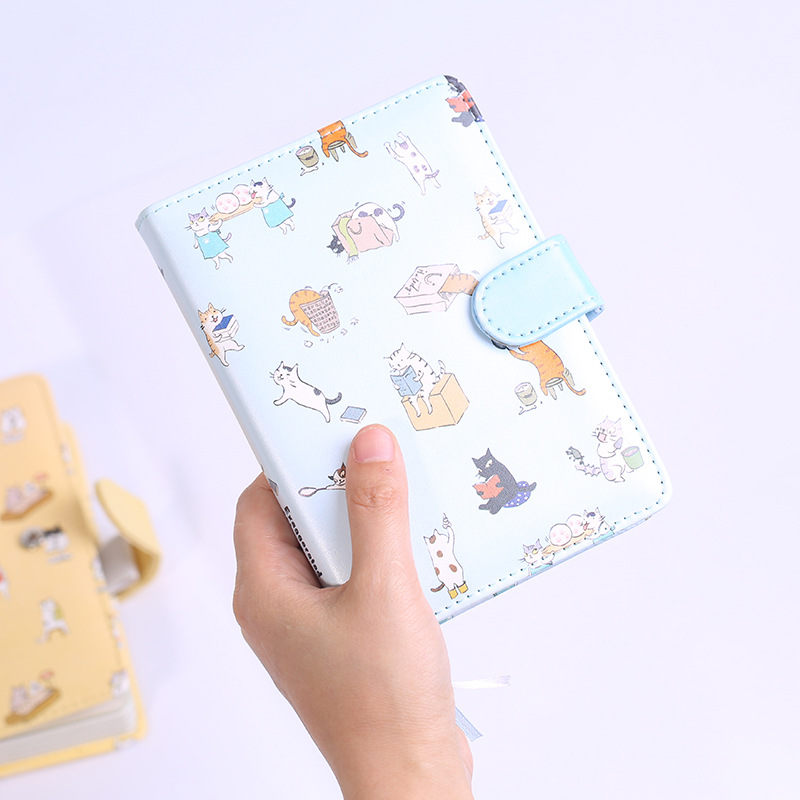 King Valley Ukiyoga large 32K creative cartoon magnetic buckle notebook notebook books new