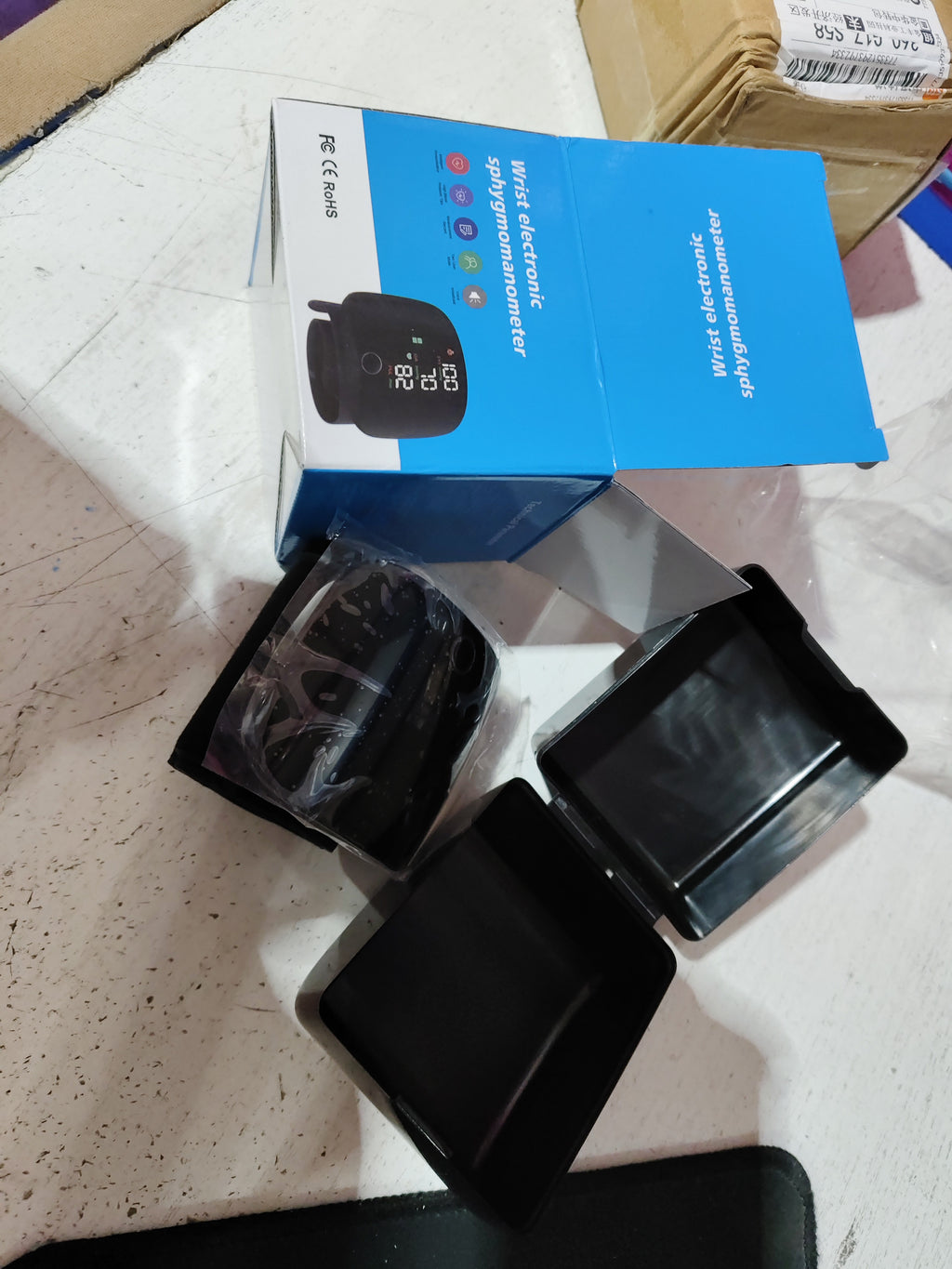 Wrist Blood Pressure Monitor - Rechargeable Digital BP Cuff with Touchscreen | CE Certified
