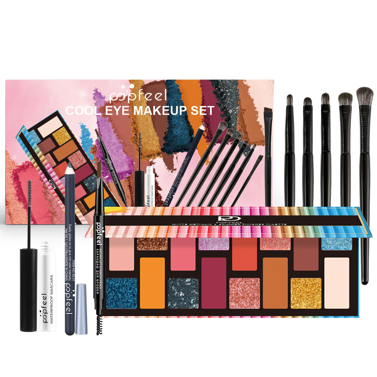 Complete Eye Makeup Cosmetics Set