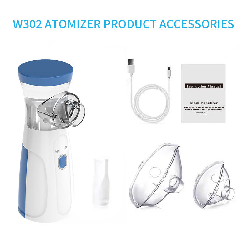 CE Certified Portable Mesh Nebulizer – Medical-Grade Rechargeable Inhaler