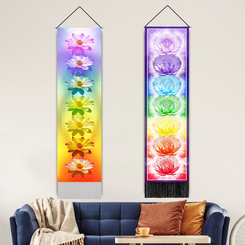 Decorative Hanging Paintings Printed Tassel Tapestries - Wall Art Decor | Prime Care