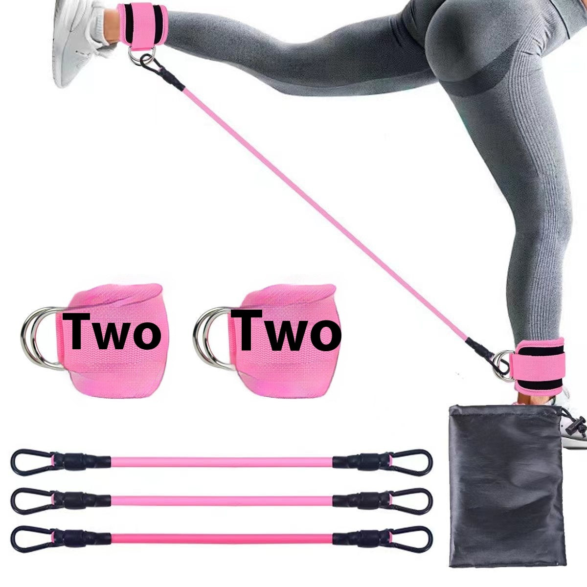 Ankle Strap Resistance Bands Set – Hip & Leg Strength Training