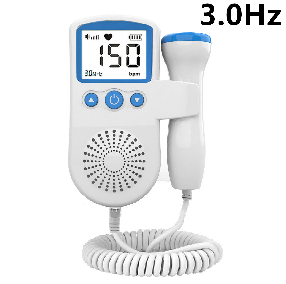 Fetal Doppler Heart Rate Monitor - CE Certified Home Pregnancy Baby Heartbeat Detector
