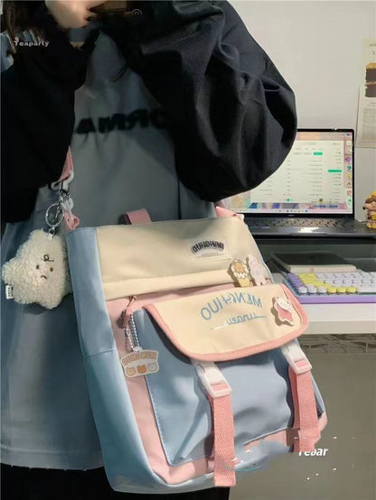 Versatile Preppy Large Capacity Shoulder Bag - Multi-functional Fashion Bag | Prime Care