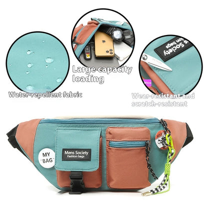 Men's Casual Crossbody Sports Canvas Waist Bag - 220g Lightweight Bag | Prime Care