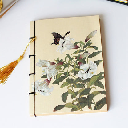 Chinese Style Retro Famous Painting Thread-Bound Tassel Notebook | Prime Care
