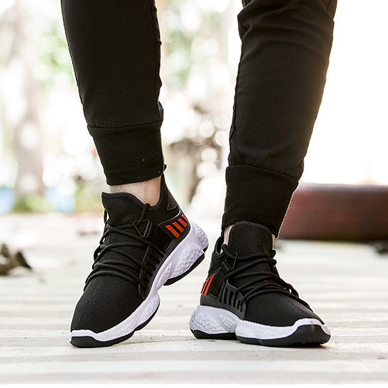 Men's Breathable Mesh Sports Sneakers – Lightweight Casual Shoes