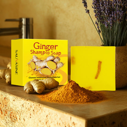 Ginger Shampoo Soap Hair Care - Natural Scalp Treatment | Prime Care