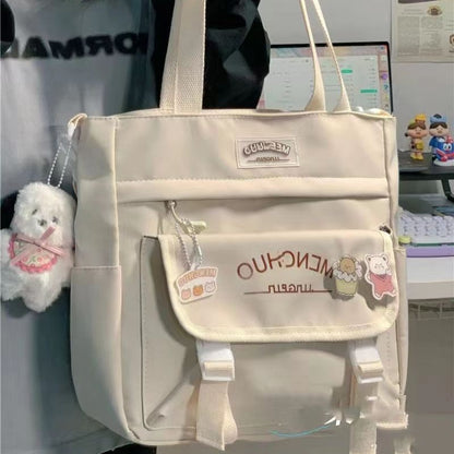 Versatile Preppy Large Capacity Shoulder Bag - Multi-functional Fashion Bag | Prime Care