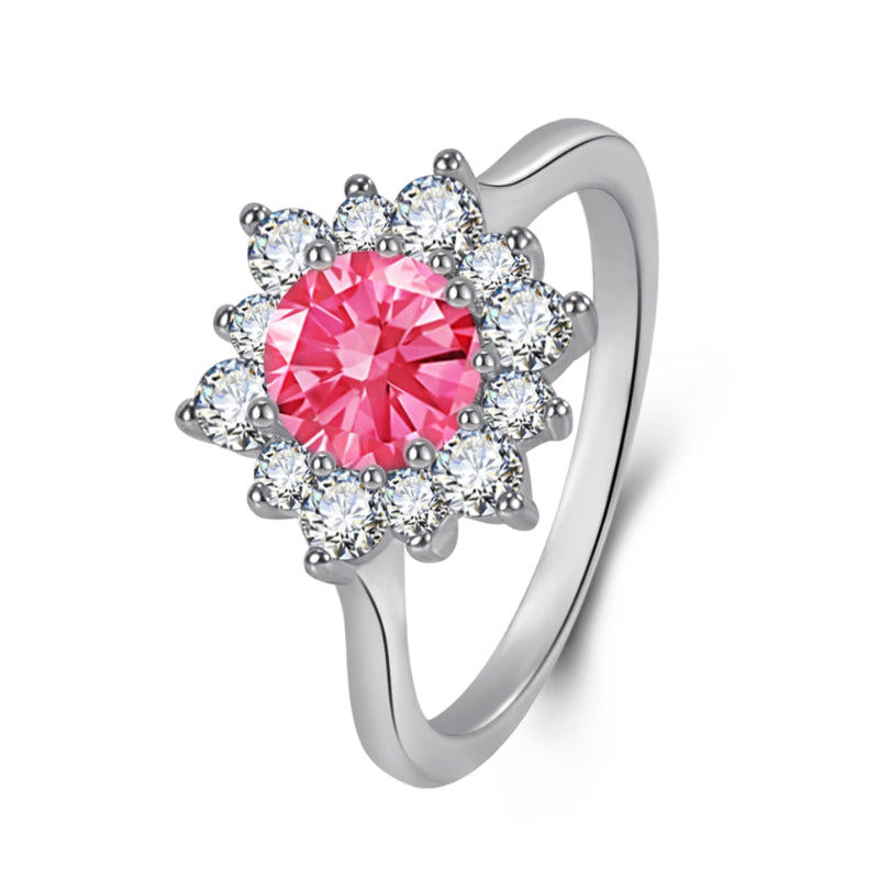 Elegant Full-diamond Snowflake Stud Earrings Pendant Necklace And Ring Jewelry Set | Prime Care