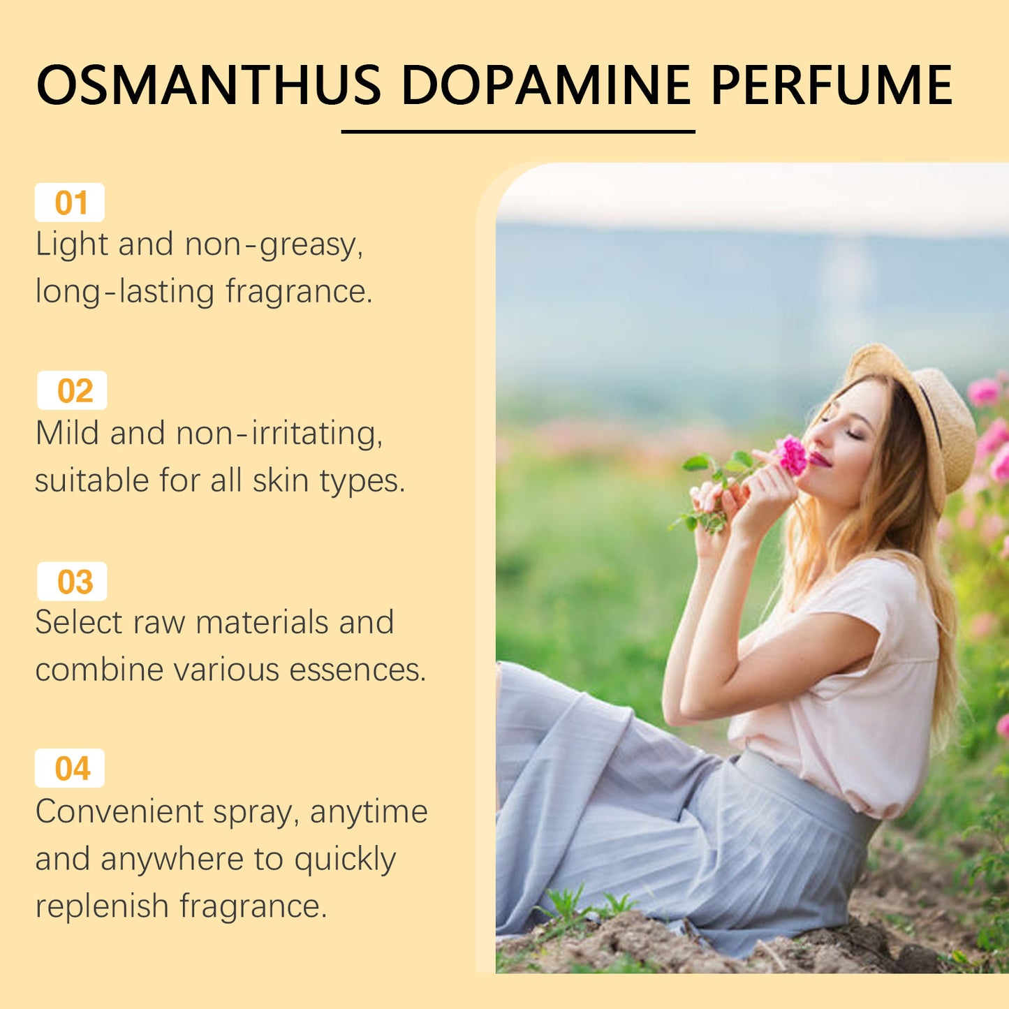 Osmanthus Gilding Perfume Spray Long-lasting Light Perfume - 50ml Fragrance | Prime Care
