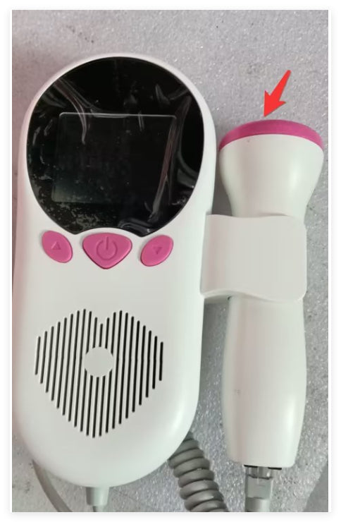 Fetal Doppler Heart Rate Monitor - CE Certified Home Pregnancy Baby Heartbeat Detector