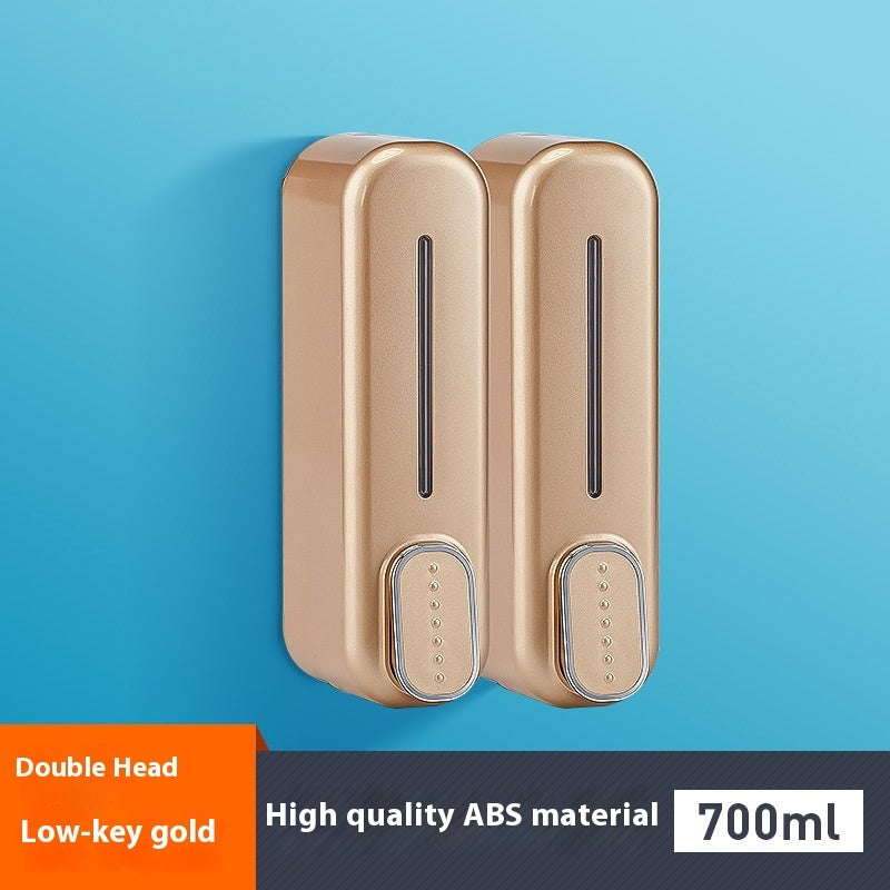 Hotel Shampoo Bath Soap Dispenser - Single & Double Head Manual Press | Prime Care