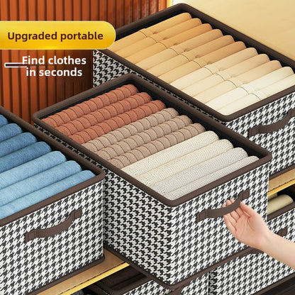 带提手的可折叠布艺储物盒