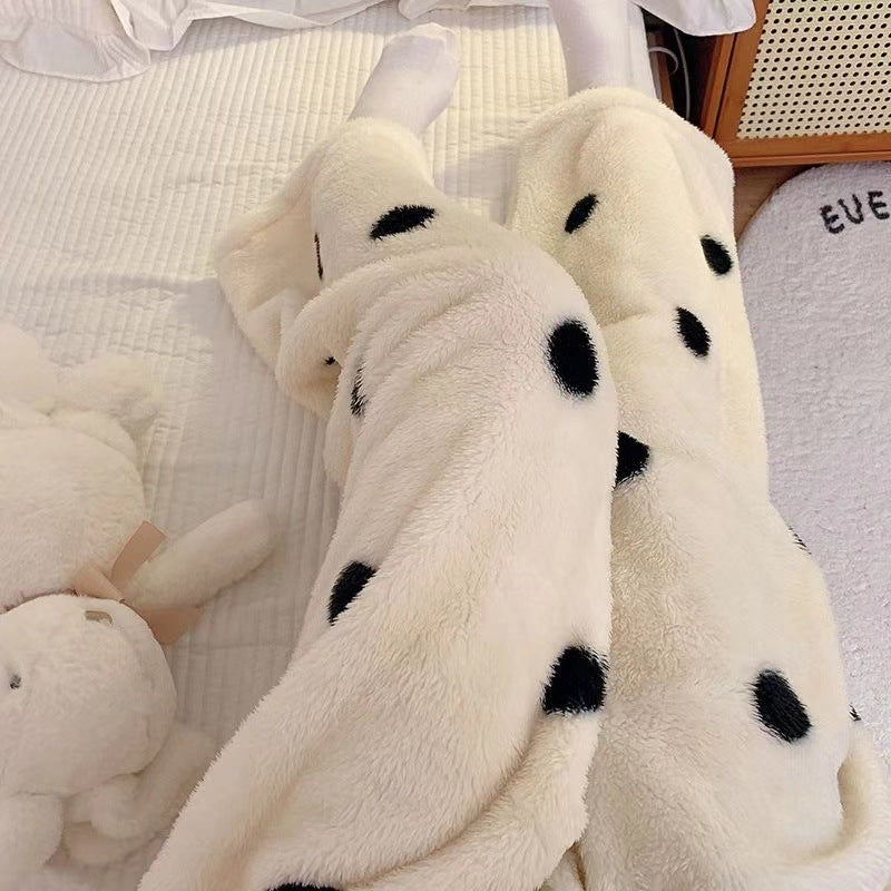 Fleece Night Gown - Jacquard Hooded Women's Nightgown 520g | Prime Care