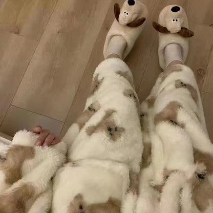 Fleece Night Gown - Jacquard Hooded Women's Nightgown 520g | Prime Care