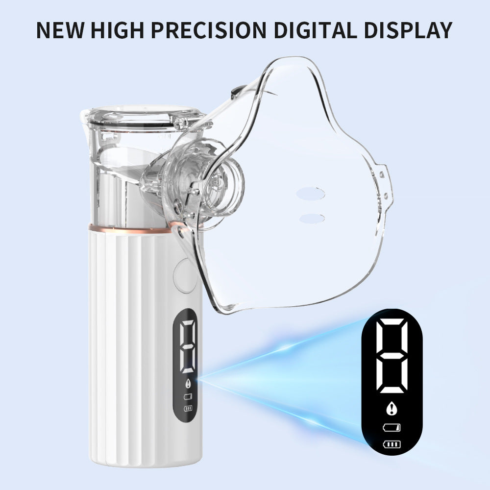 CE Certified Portable Mesh Nebulizer – Medical-Grade Rechargeable Inhaler