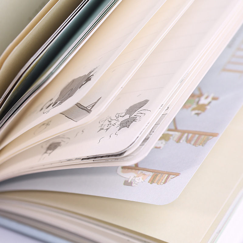 King Valley Ukiyoga large 32K creative cartoon magnetic buckle notebook notebook books new